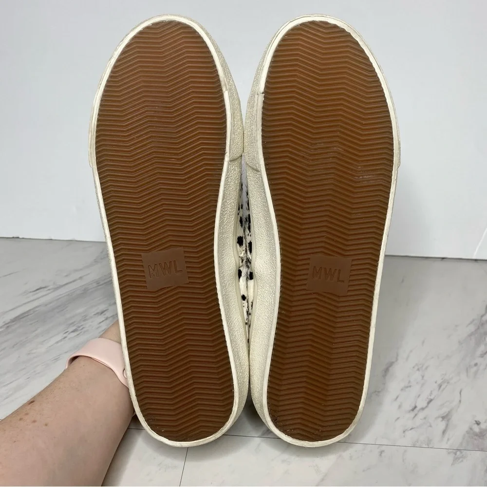 Madewell Sidewalk Slip On Spatter Painted Calf Hair Slip On 8M